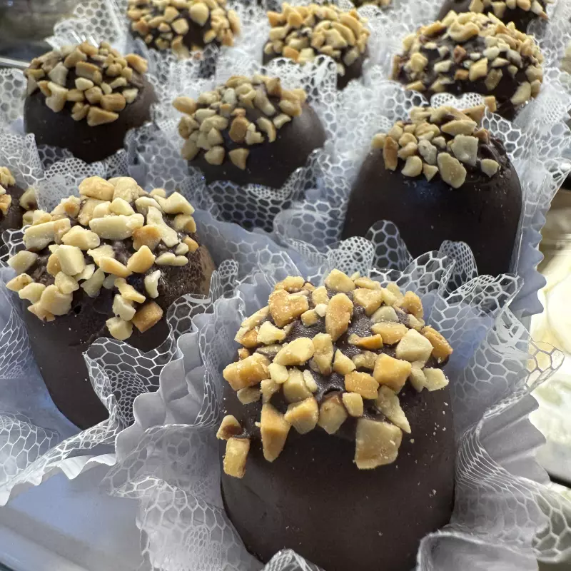 trufas de amendoim