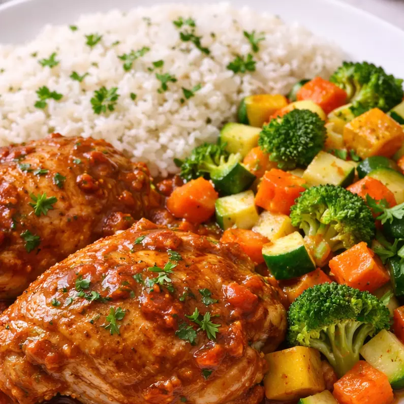 Prato 2- Sobrecoxa assada ao molho