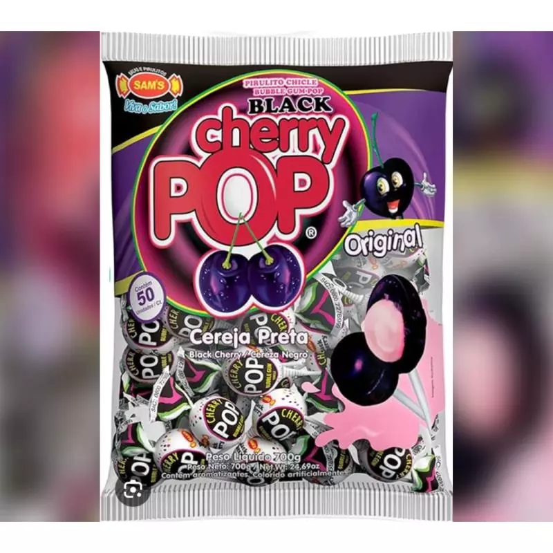Pop cherry cereja preta