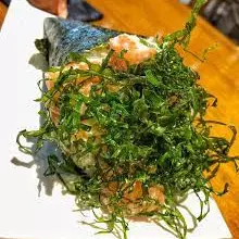 Temaki simples c\ couve