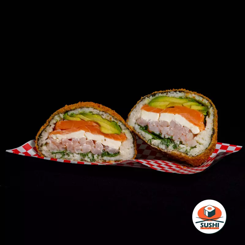 Burger XL camaron salmon