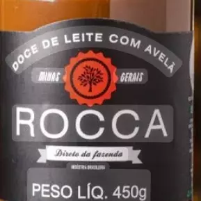 Doce de leite com  avelã  Rocca