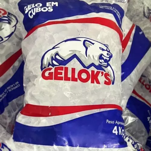 Gelo em Cubos 4kg Gelok´s