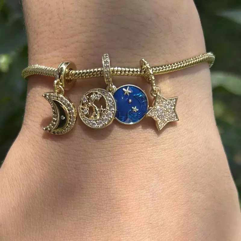 Pulsera luna noche estrella