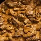 Strogonff de shimeji