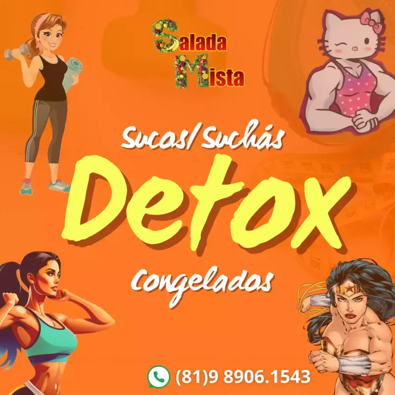 Só DETOX/SUCHÁS (7 unidades)