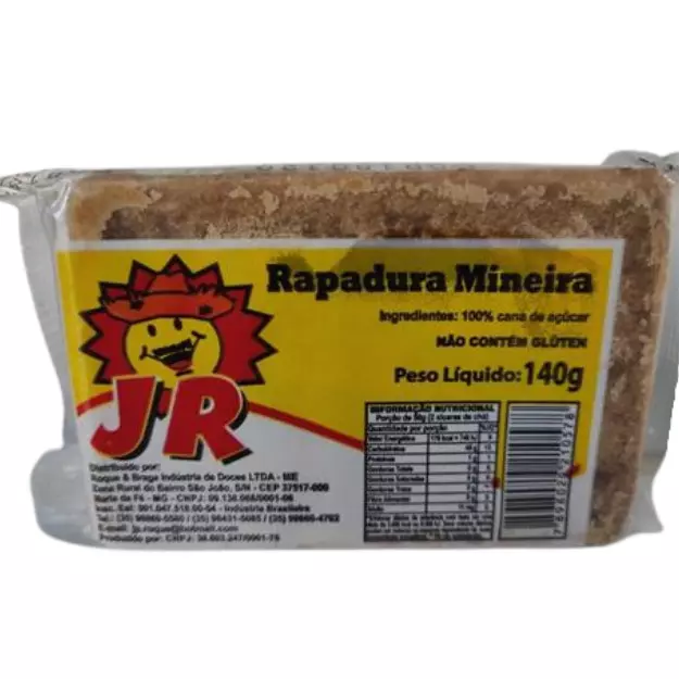 Rapadura Mineira JR 140g - Unidade