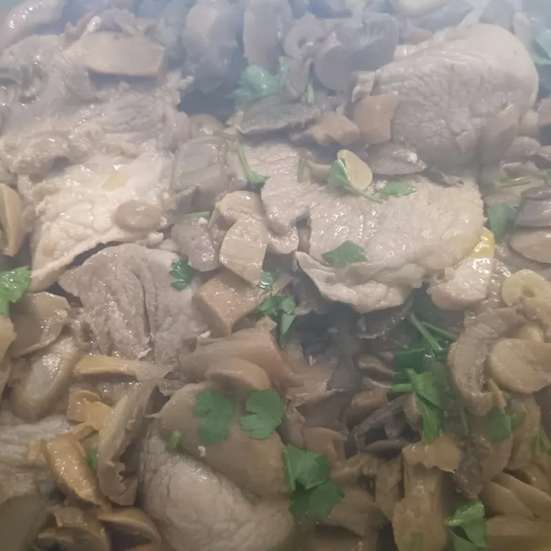 Bifinhos com cogumelos
