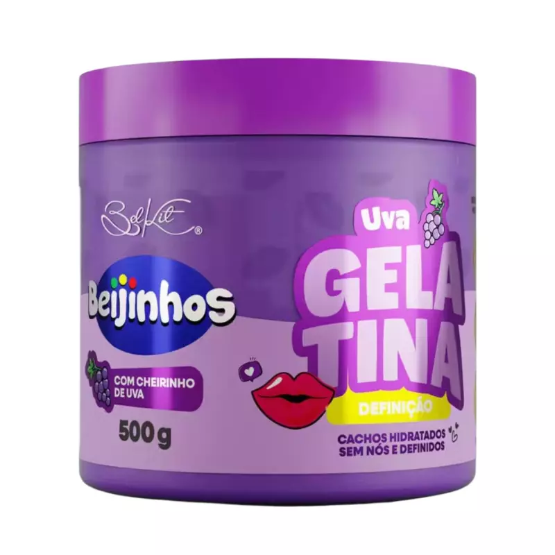 Gelatina Capilar Beijinho Uva 500g