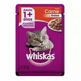 ALIMENTO HUMEDO WISKAS CARNE 85G