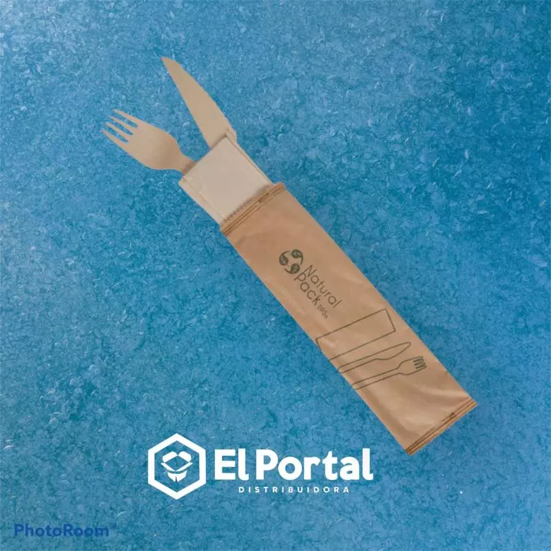 Pack Tenedor + Cuchillo + Servilleta