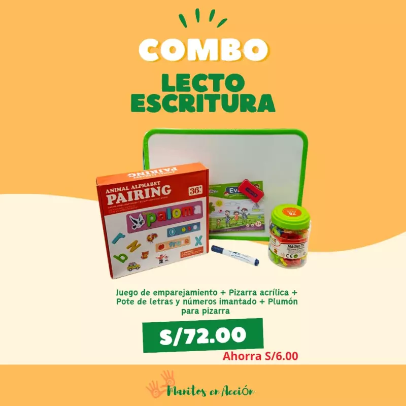 Combo Lecto Escritura