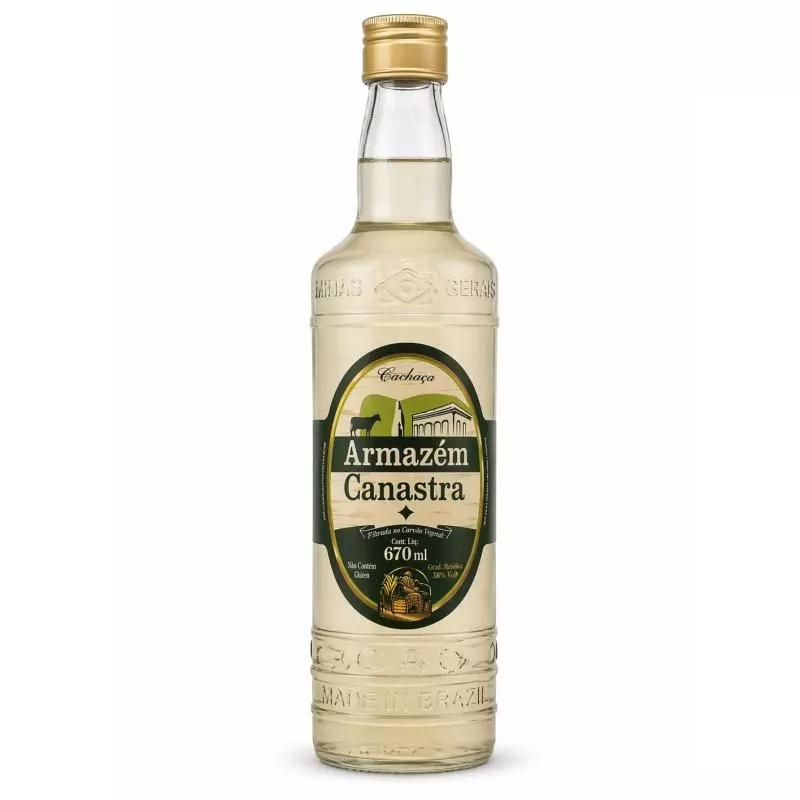 1557 - Cachaça OURO sem Capa 670ML