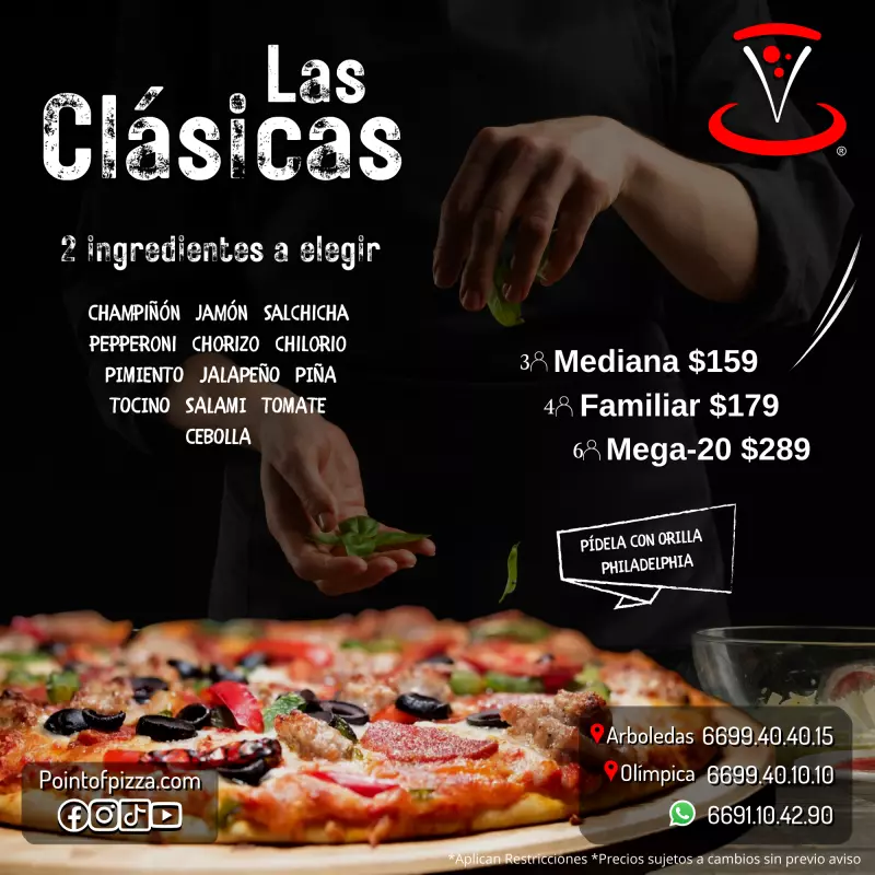 Pizza Mediana $169
