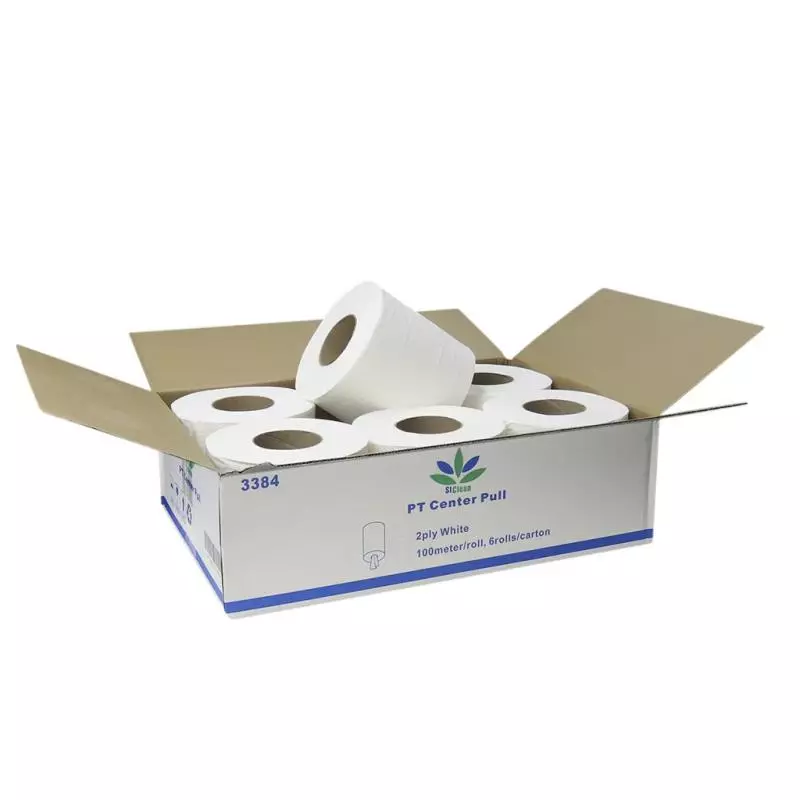 Papel Toalla Center 6 Rollos x100M