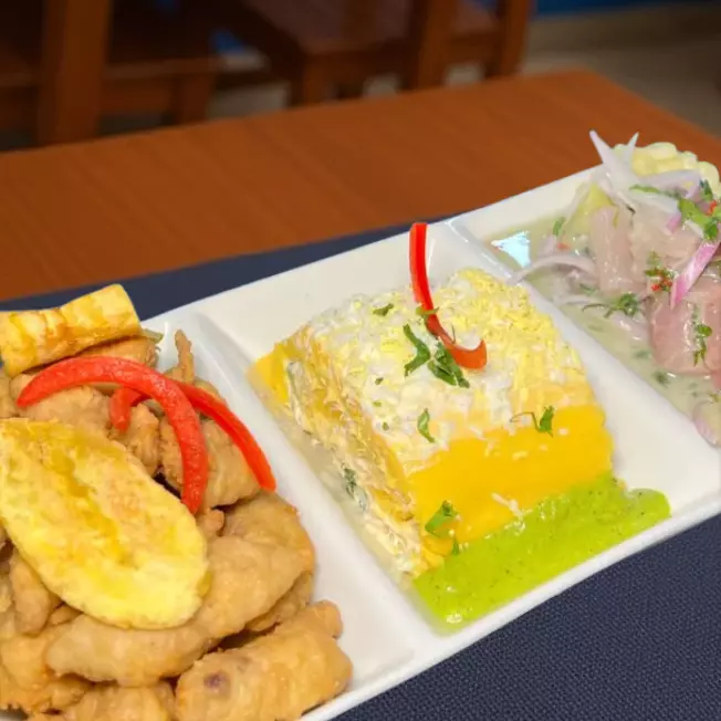 Ceviche, Causa  y Chicharro