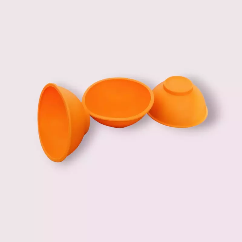 Cuia Silicone Cremaria Laranja