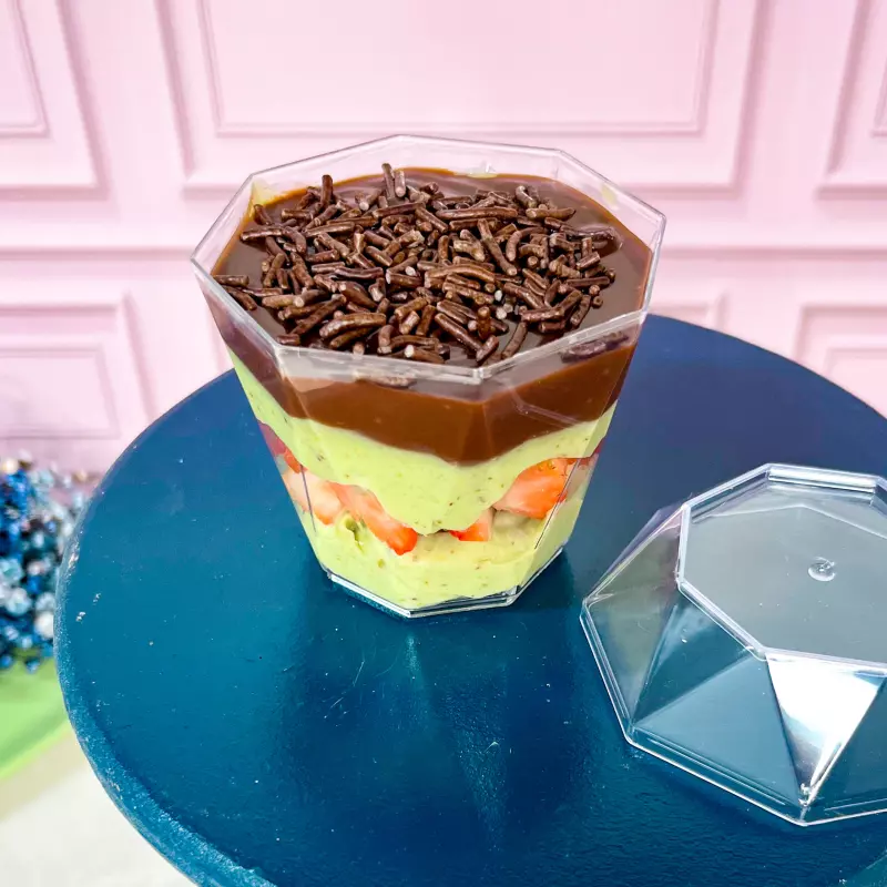 Bombom aberto de Pistache