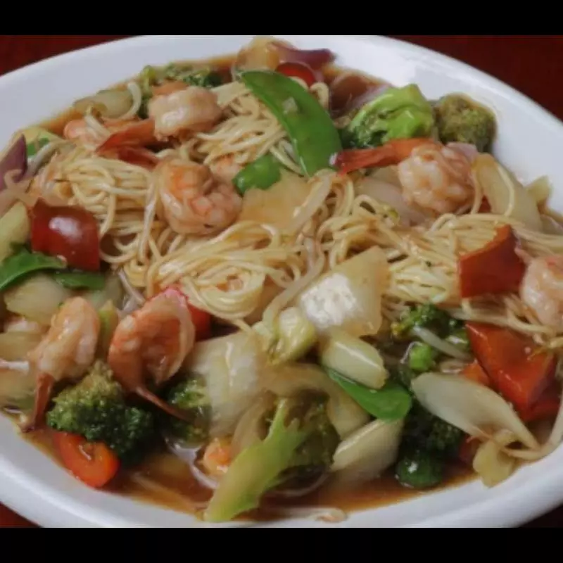 Tallarín con Langostino