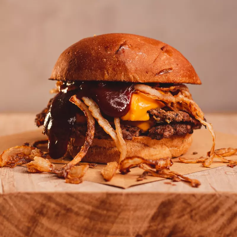 2x Burguer cebola crispy cheddar