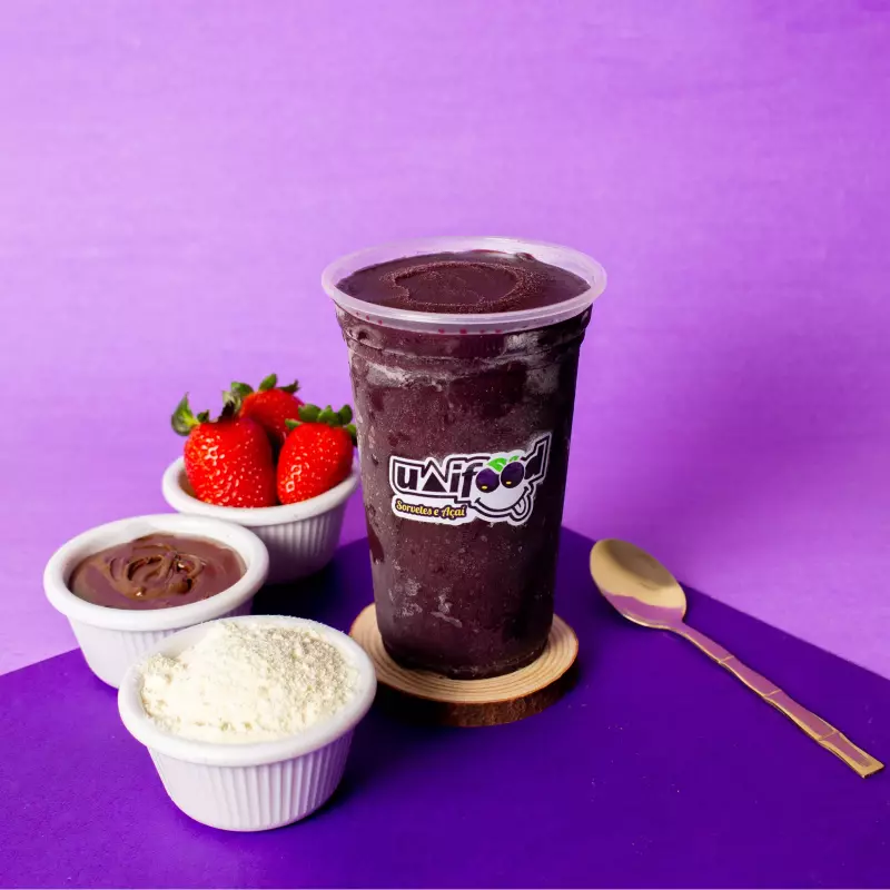 Açaí 300 ML com 3 adicionais