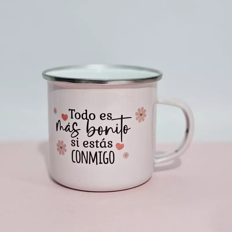 Mug Peltre Metálico Madre
