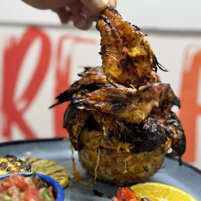 Camarones zarandeados