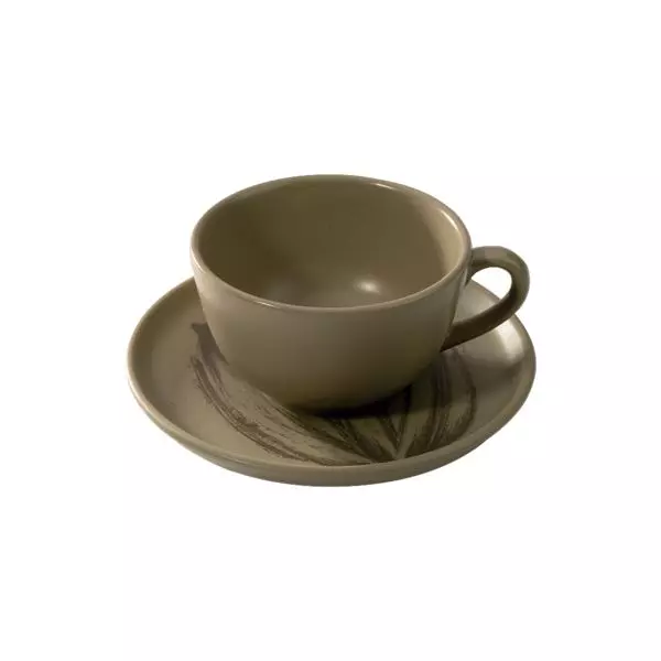 Xícara com Pires Verde 200ml