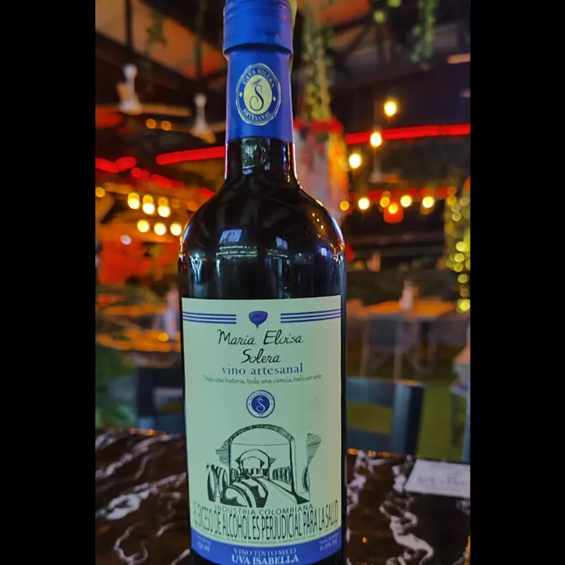 Vino tinto artesanal