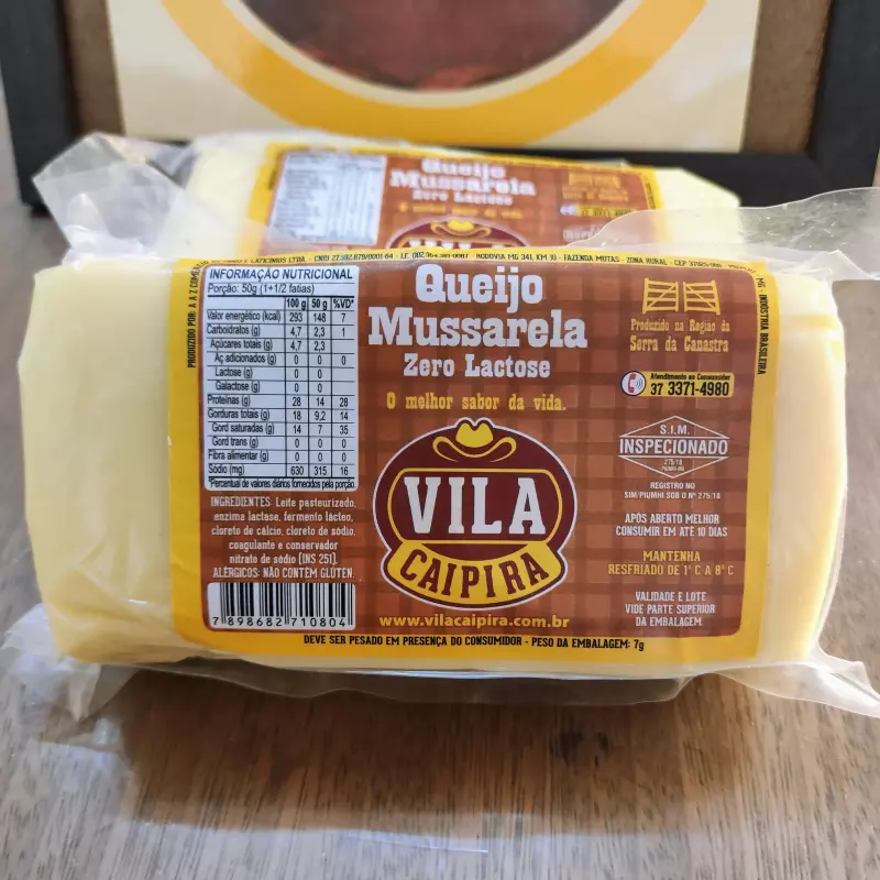 *Muçarela zero lactose ±510g