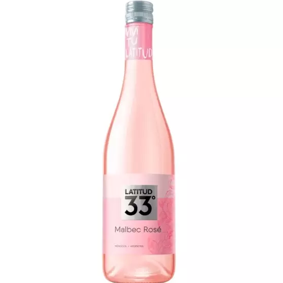 Vinho Latitud 33 Malbec Rosé 750ml