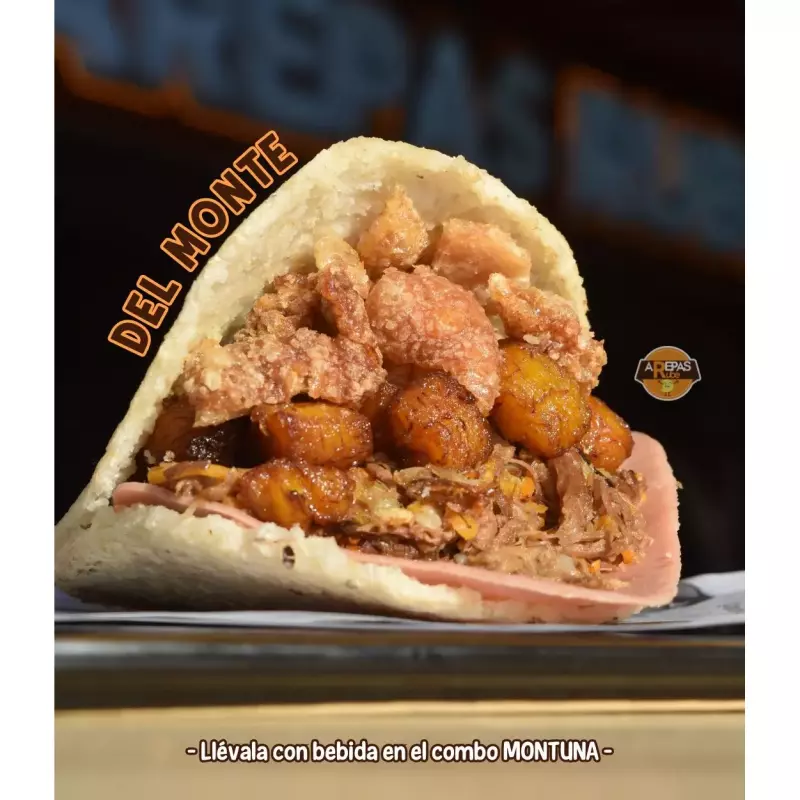 AREPA MONTUNA + BEBIDA