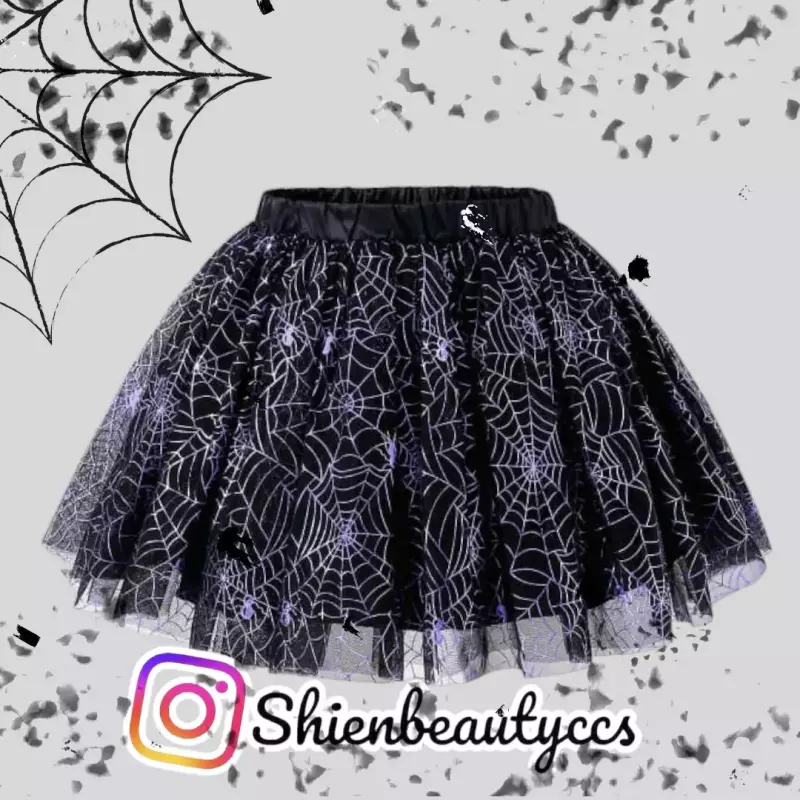 Faldas de tela de araña