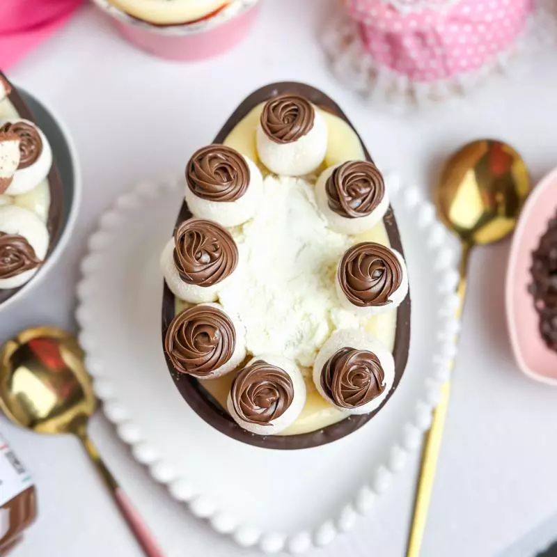 Ovo Ninho e Nutella