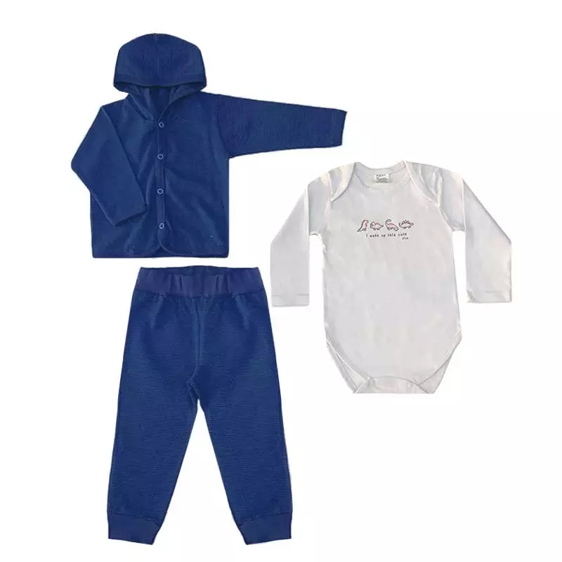 Set 3 Piezas Rayado Dinos