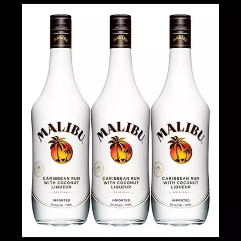 Promo Licor Malibu 20° 750 ml x3