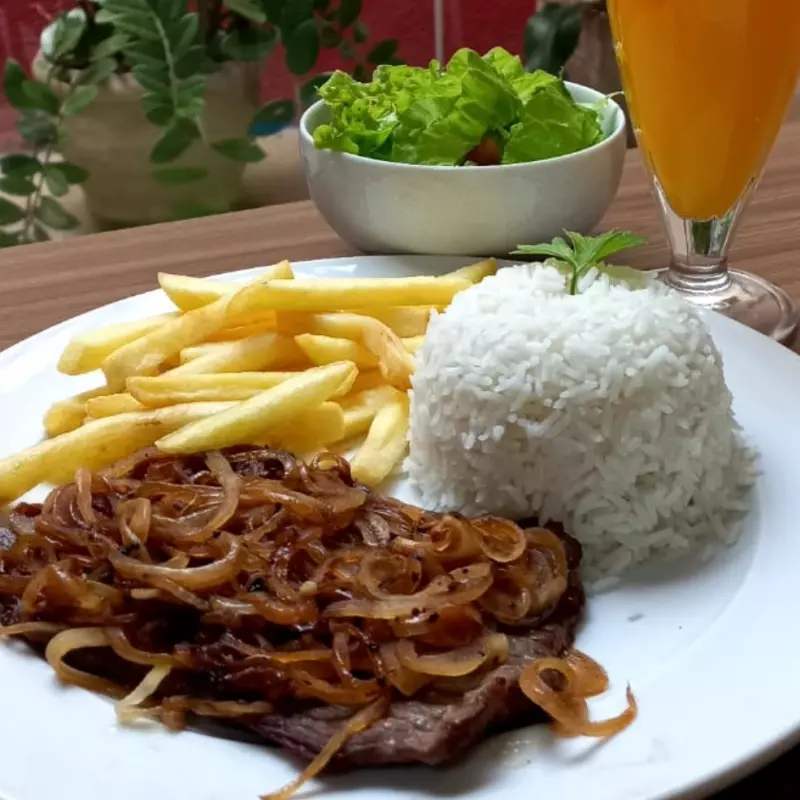 Marmitex  Div Bife a cavalo