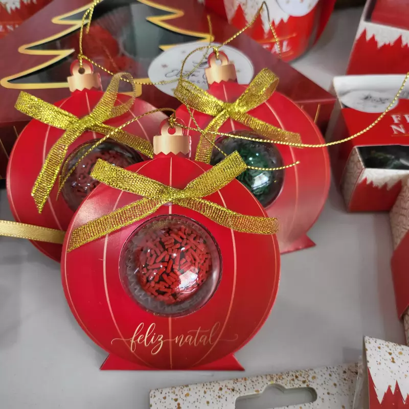 Bola de Natal Brigadeiro (1und)