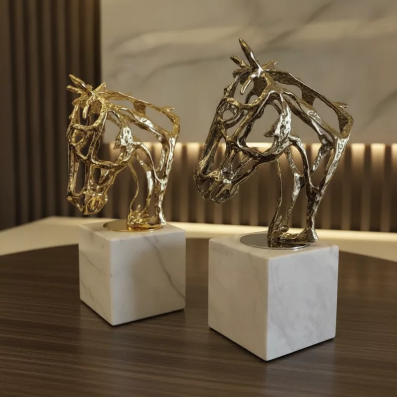 ADORNO CABALLO CABEZA 21607A-21607B