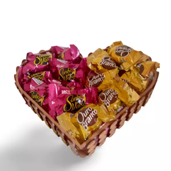 Cesta sonho de valsa e ouro branco