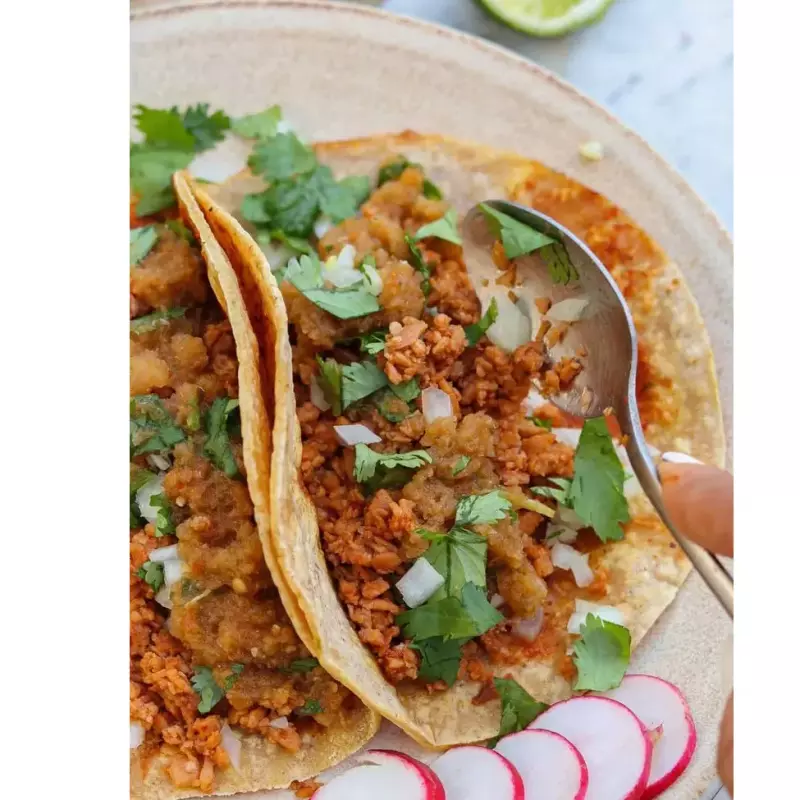 Tacos de Chorizo de Soya