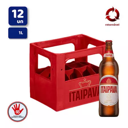 ITAIPAVA 1 LITRO C/12 UNIDADES