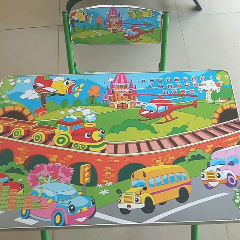 Set de mesa con silla metal