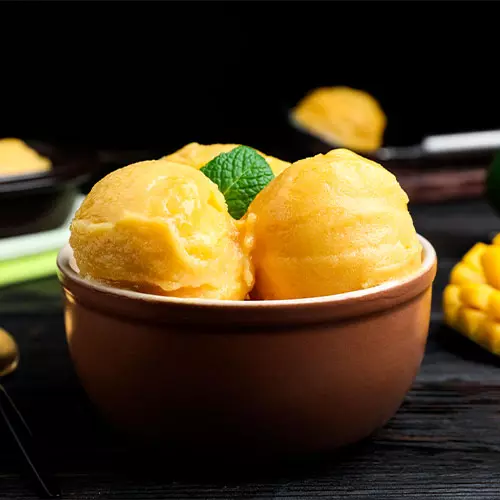 Sorbete de mango