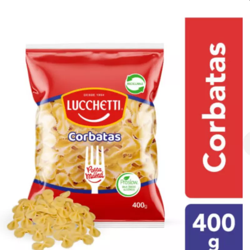 Pasta Lucchetti Corbatas 400grs.