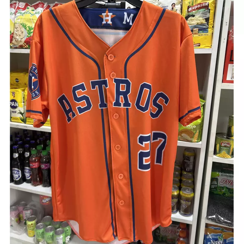 Camisa Astros Naranja TALLA M