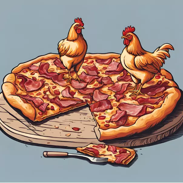 Deliciosa Pizza Frango com Bacon