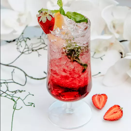 Soda frutos rojos