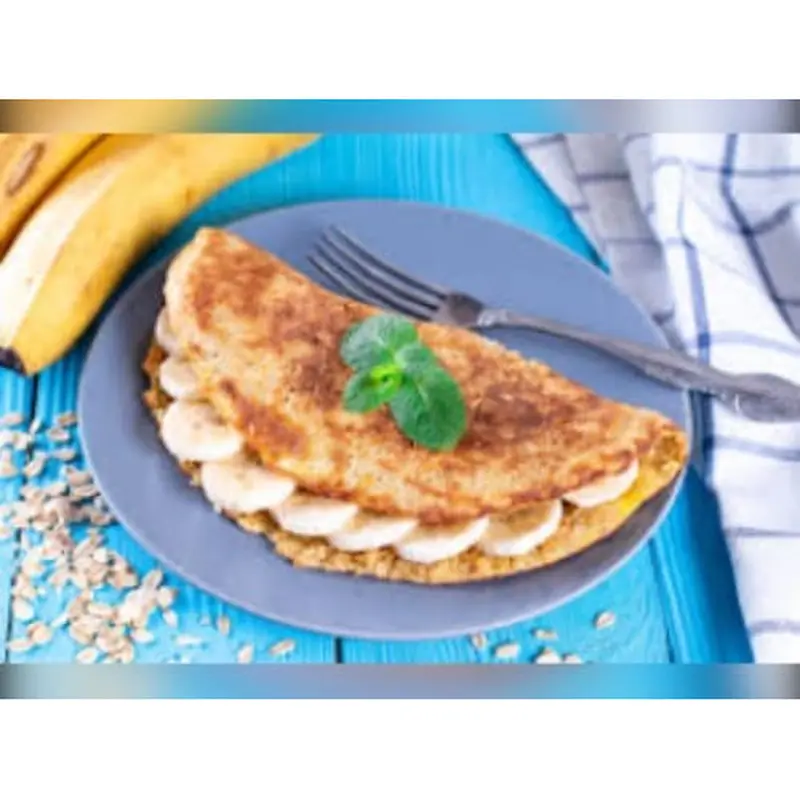 Crepioca de Banana Canela e Açúcar