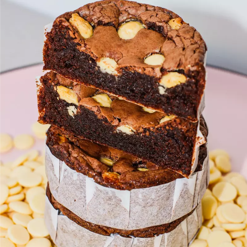 Brownie com Gotas Chocolate Branco